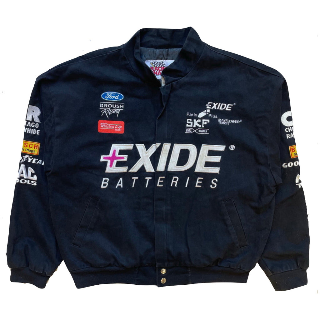 Vintage Exide Batteries Nascar Racing Jacket