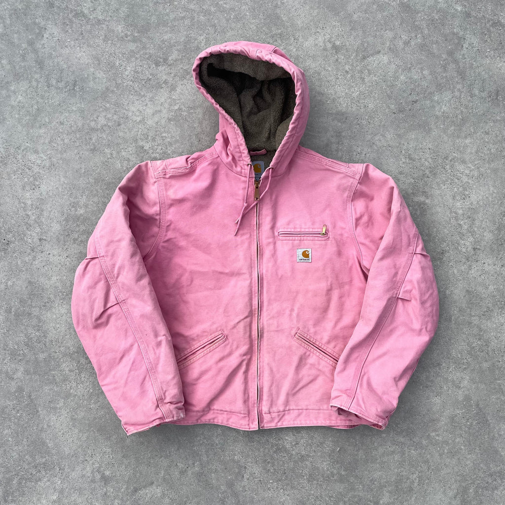Vintage Carhartt Pink Hooded Jacket