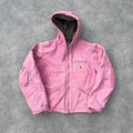 Vintage Carhartt Pink Hooded Jacket