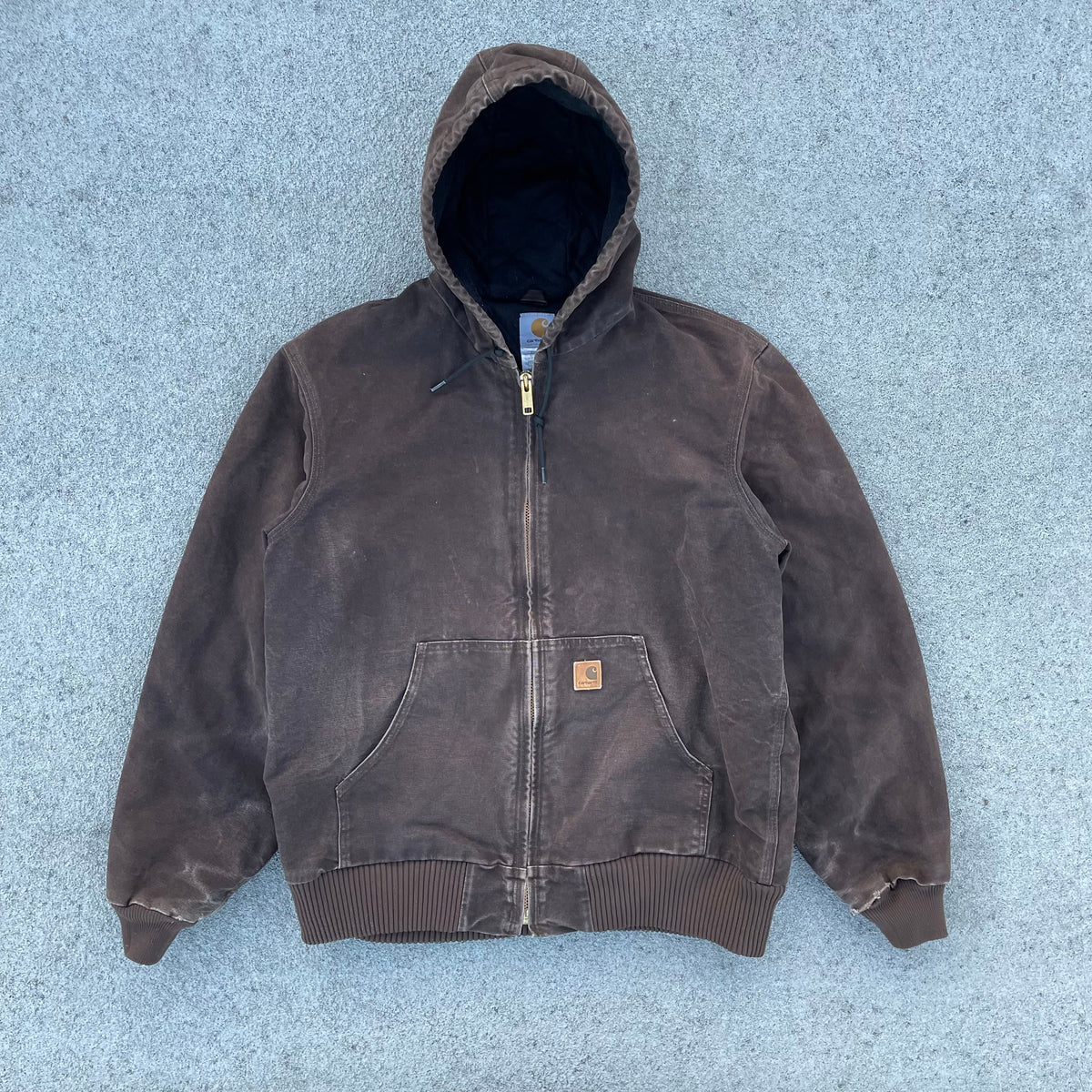 Vintage Carhartt Brown Hooded Jacket