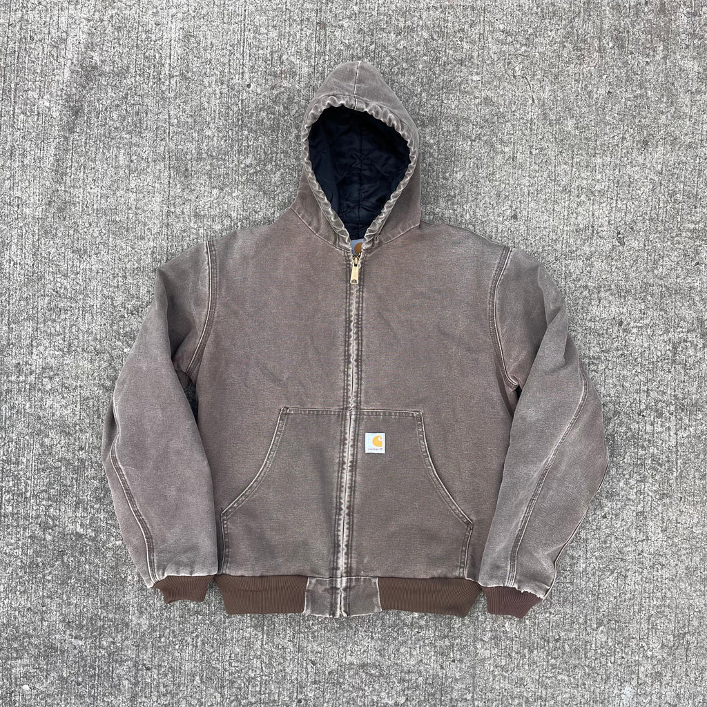 Vintage Carhartt Brown Hooded Jacket