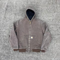 Vintage Carhartt Brown Hooded Jacket