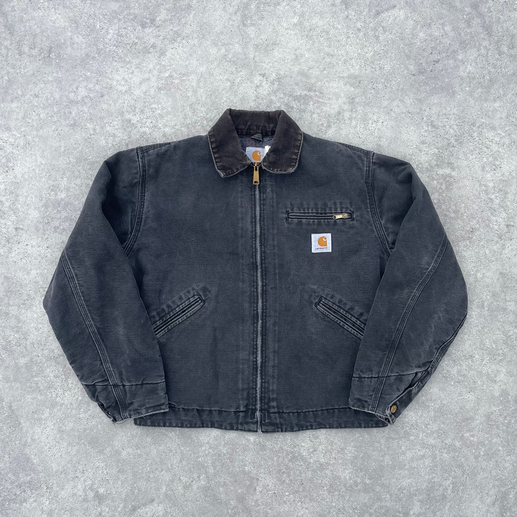Vintage Carhartt Faded Black Detroit Jacket