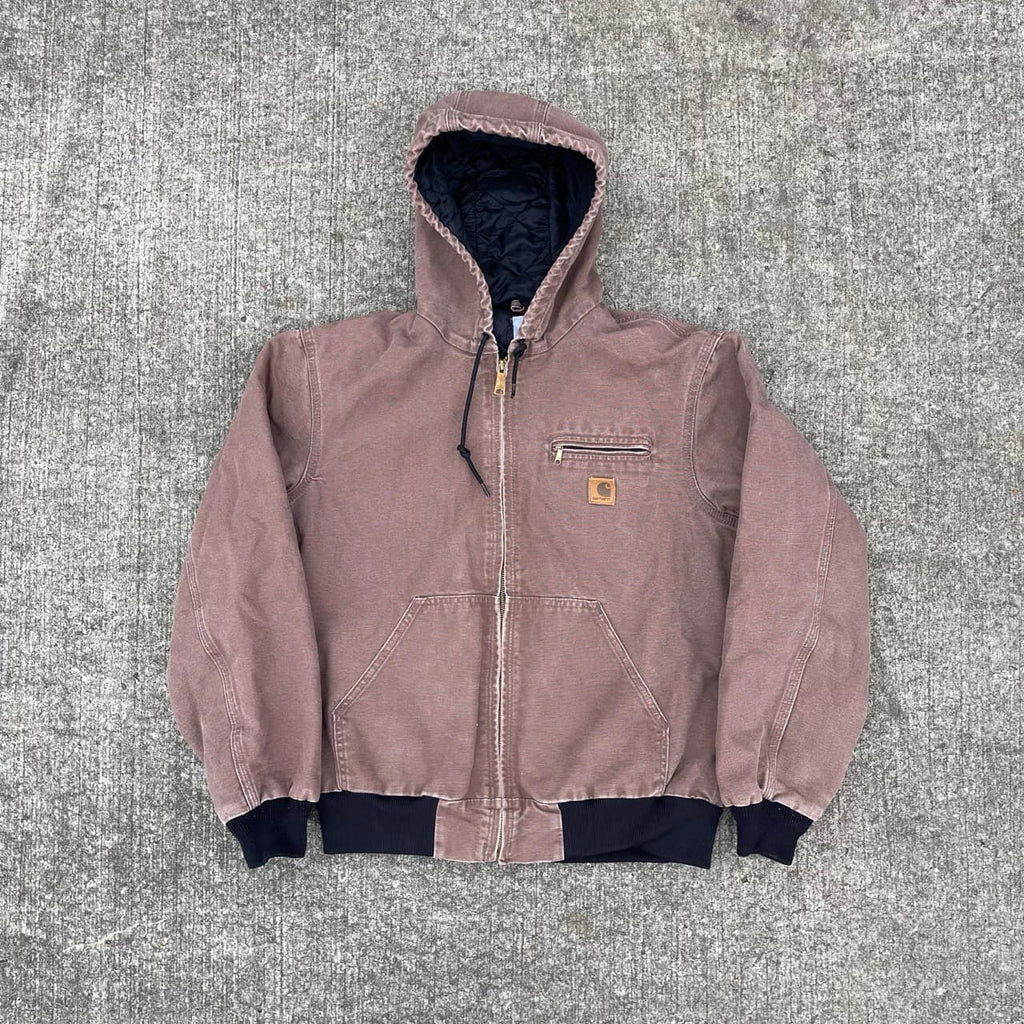 Vintage Carhartt Brown Hooded Jacket