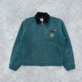 Vintage Carhartt Hunter Green HTG Detroit Jacket