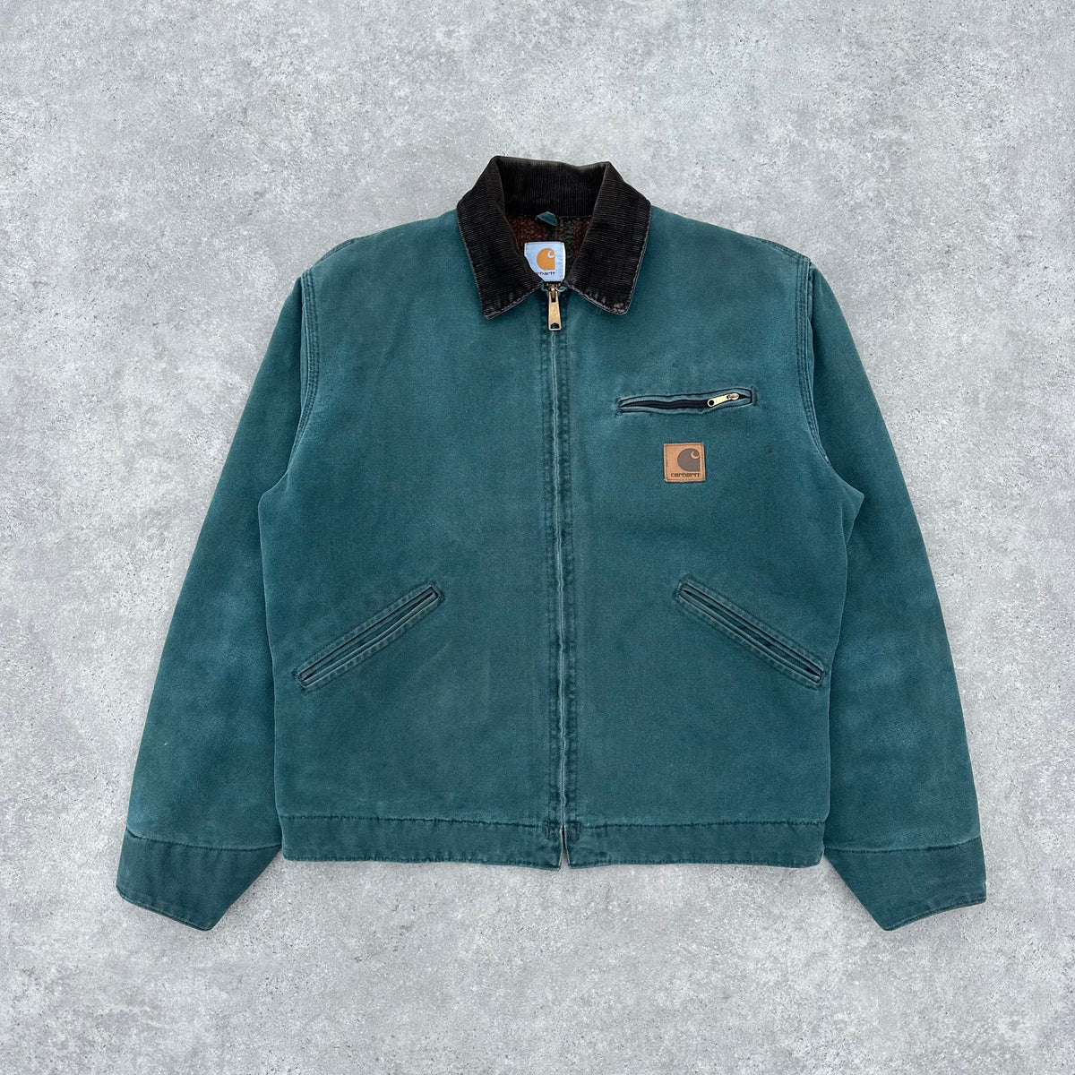 Vintage Carhartt Hunter Green HTG Detroit Jacket