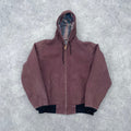 Vintage Carhartt Plum Hooded Jacket