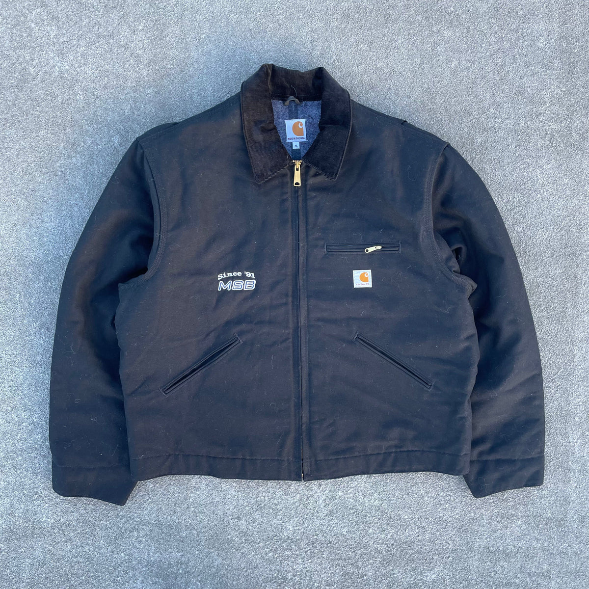 Vintage Carhartt Black Detroit Jacket