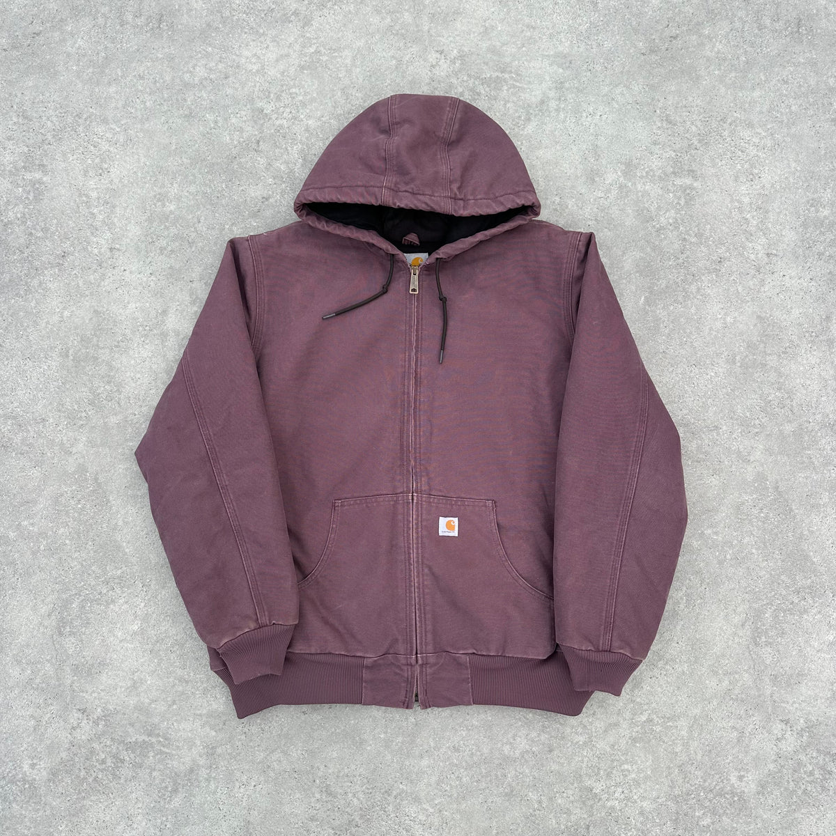Vintage Carhartt Plum Pink Hooded Jacket