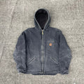 Vintage Carhartt Black Hooded Jacket