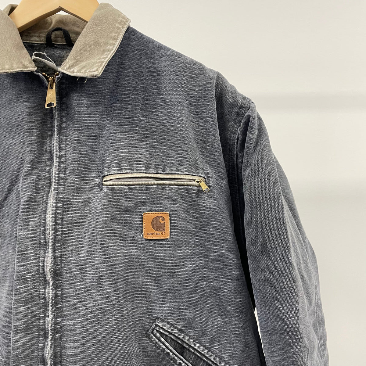 Vintage Carhartt Faded Grey Detroit Jacket