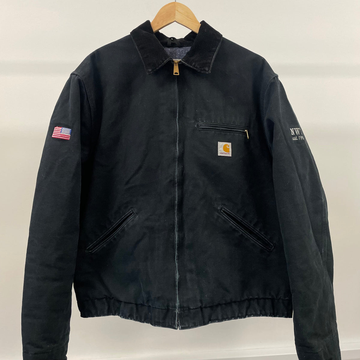 Vintage Carhartt Black Detroit Jacket