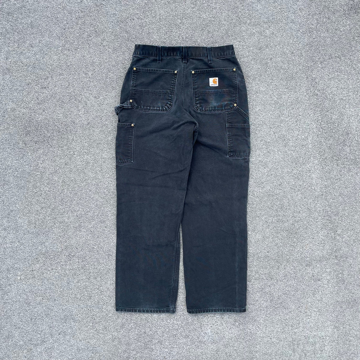 Vintage Carhartt Black Double Knee Carpenter Trousers