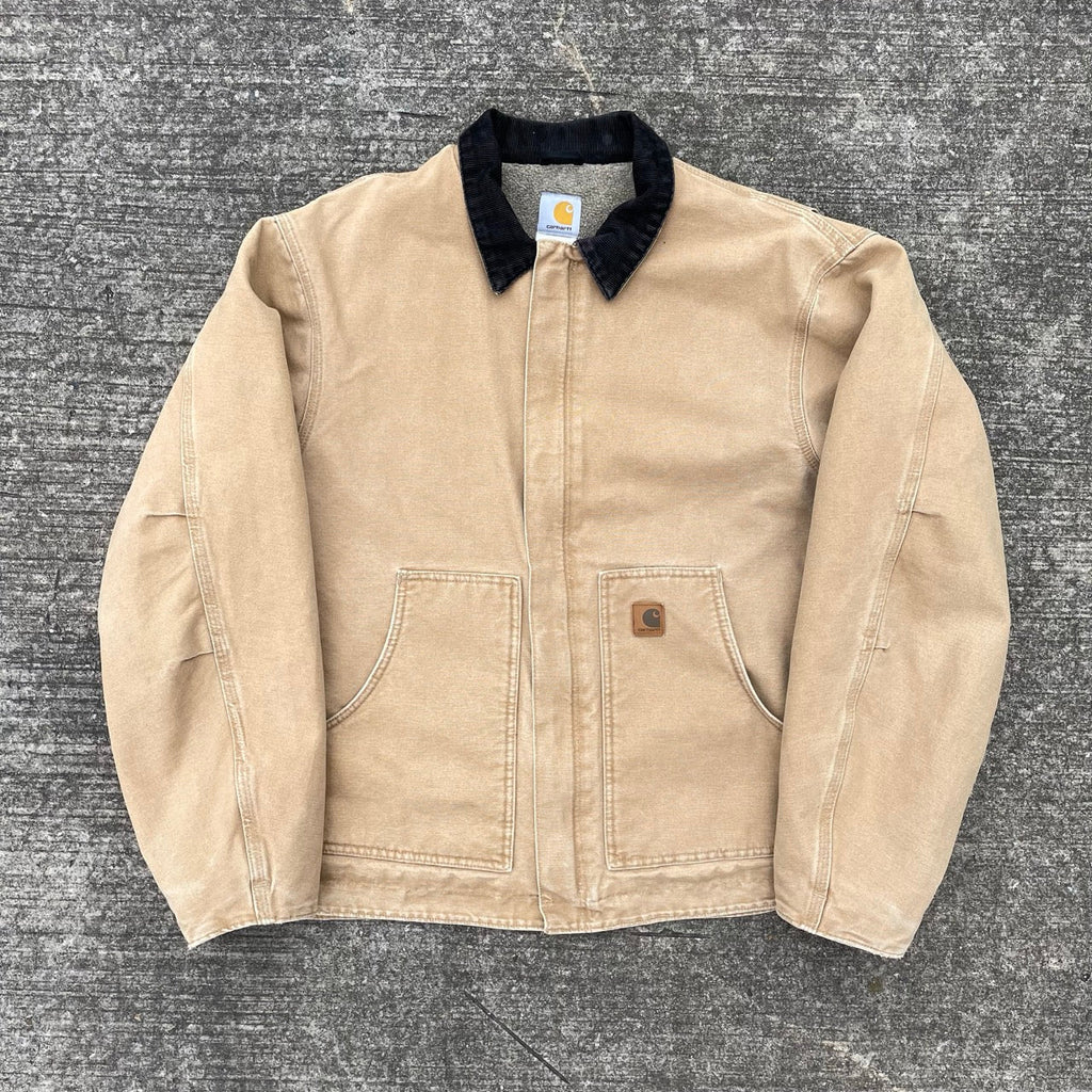 Vintage Carhartt Cream Chore Jacket
