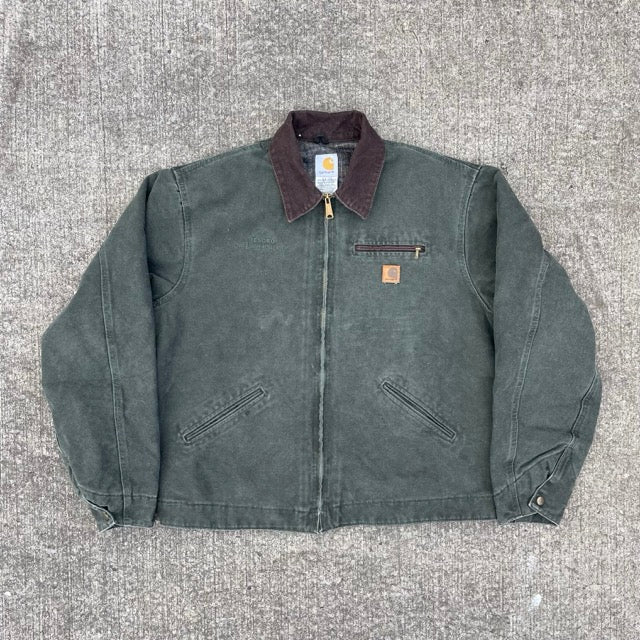 Vintage Carhartt Moss Green Detroit Jacket