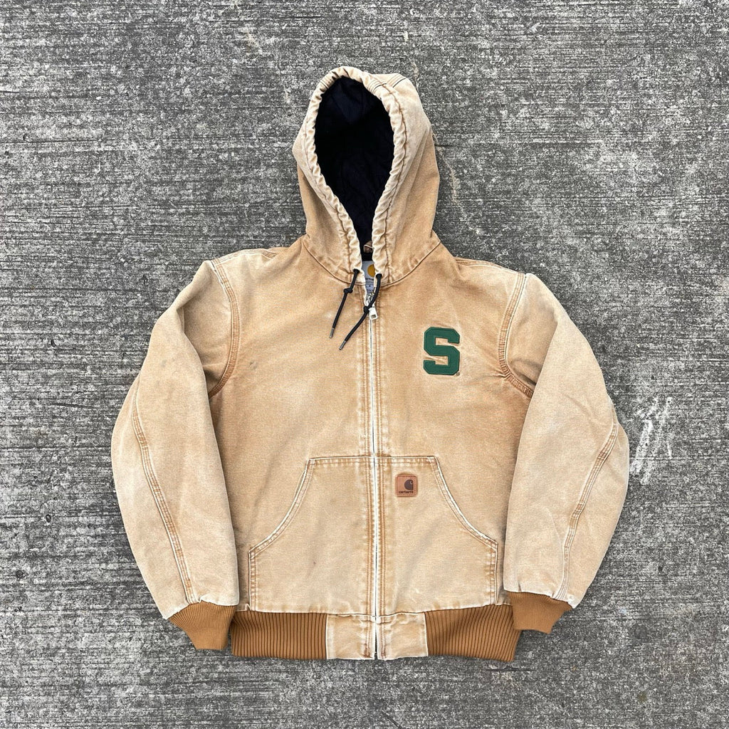 Vintage Carhartt Sand Hooded Jacket