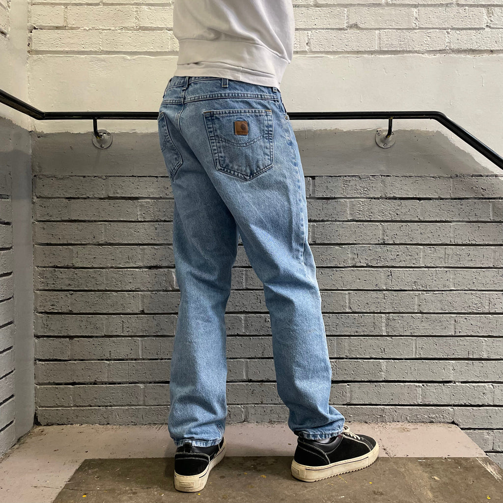 Vintage Carhartt Light Blue Denim Jeans