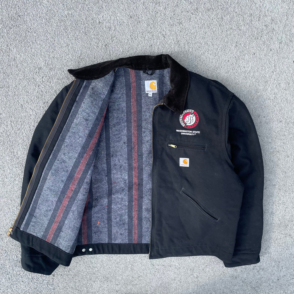 Vintage Carhartt Black Detroit Jacket