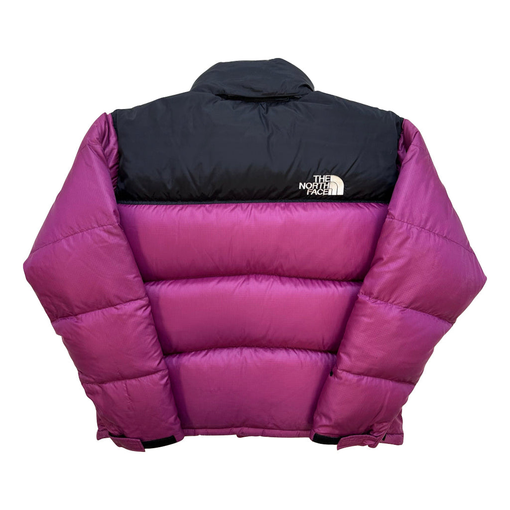 The North Face Womens Dark Purple / Pink Puffer Jacket