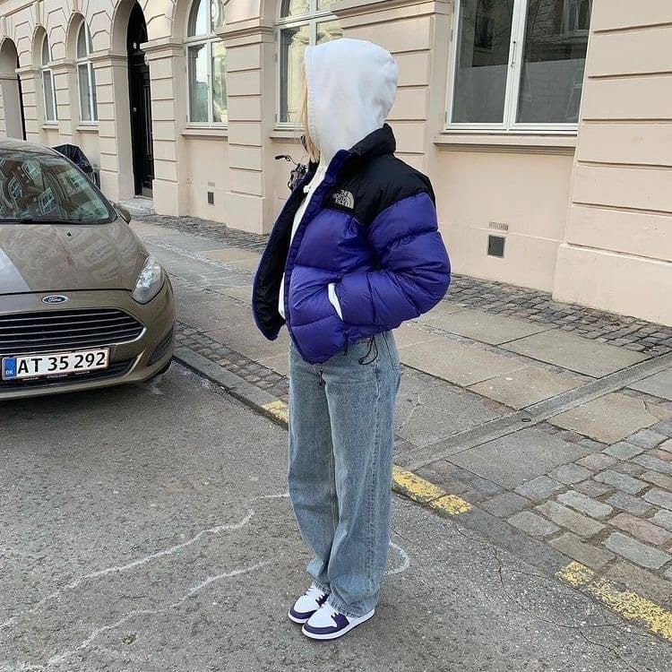 The North Face Light Purple Puffer Jacket