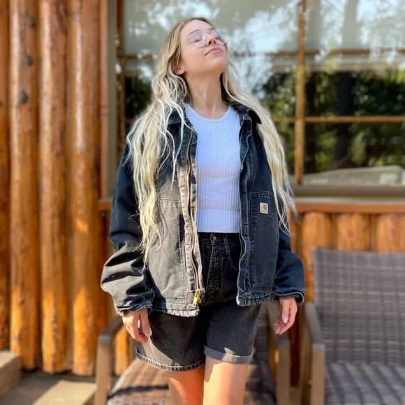 Vintage Carhartt Black Chore Jacket
