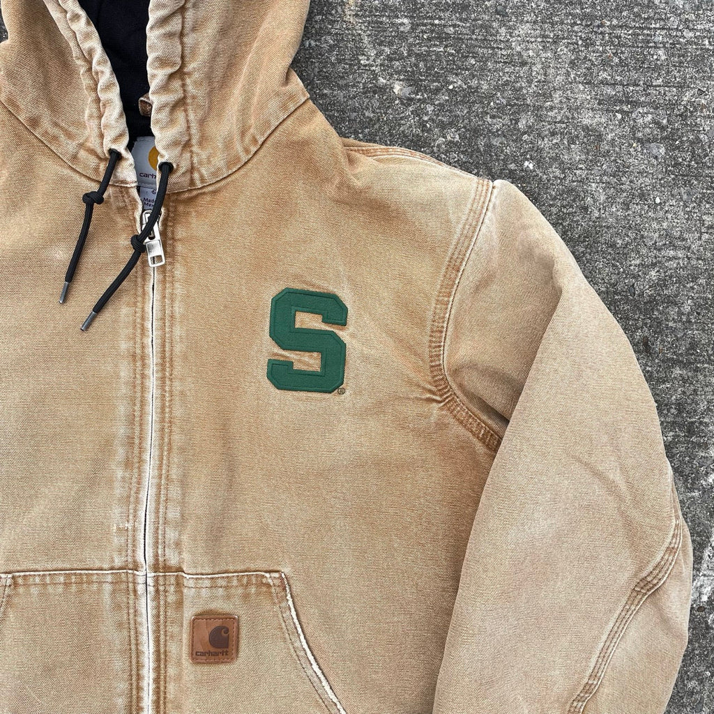 Vintage Carhartt Sand Hooded Jacket