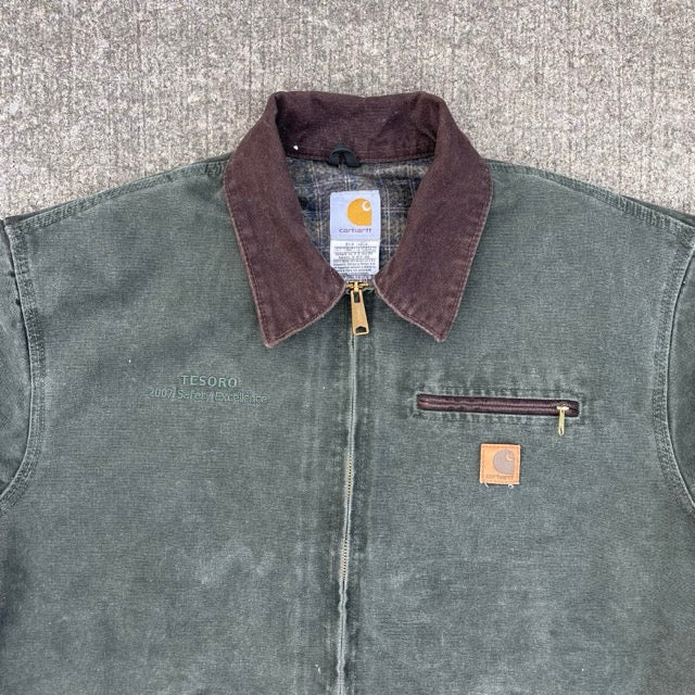 Vintage Carhartt Moss Green Detroit Jacket