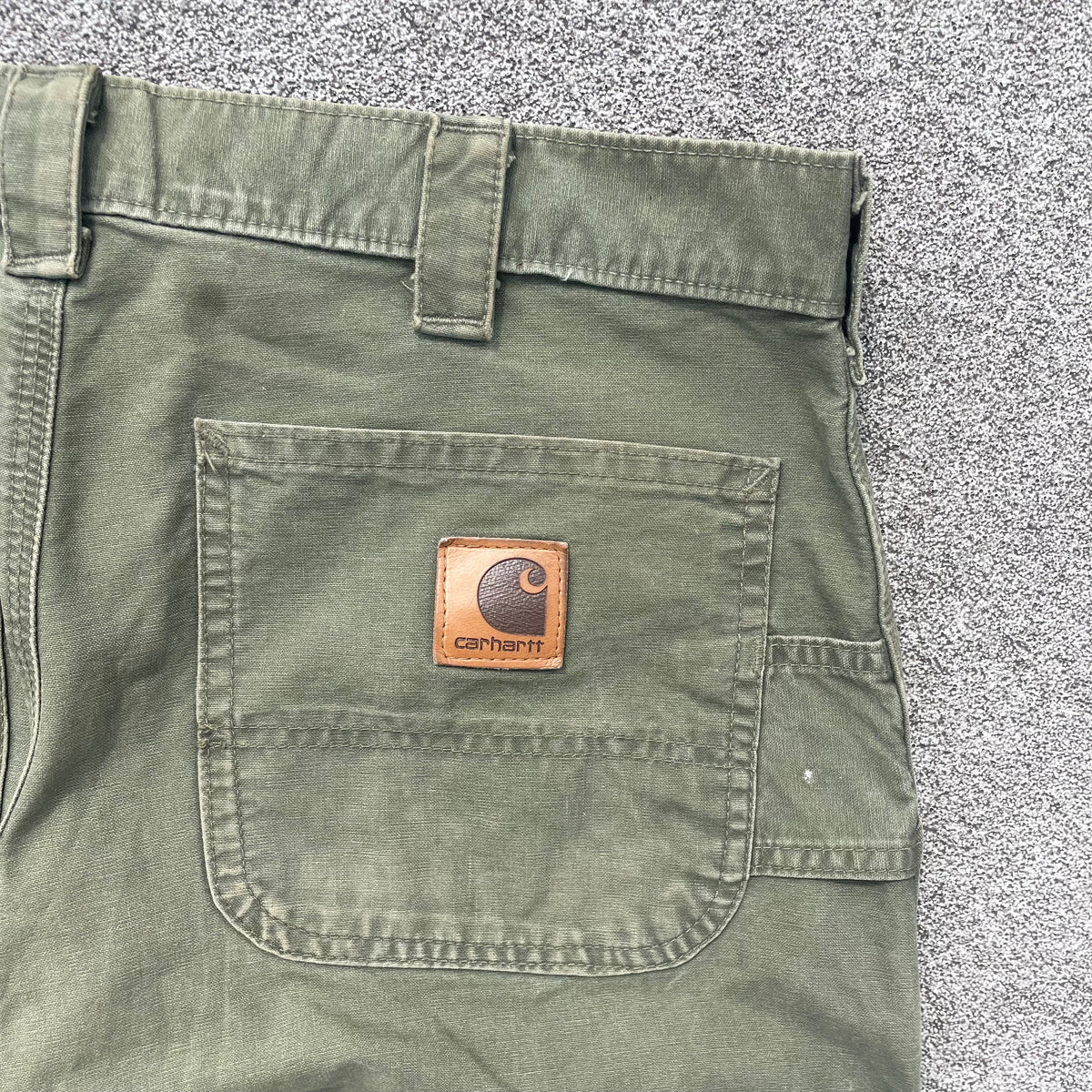 Vintage Carhartt Green Carpenter Trousers