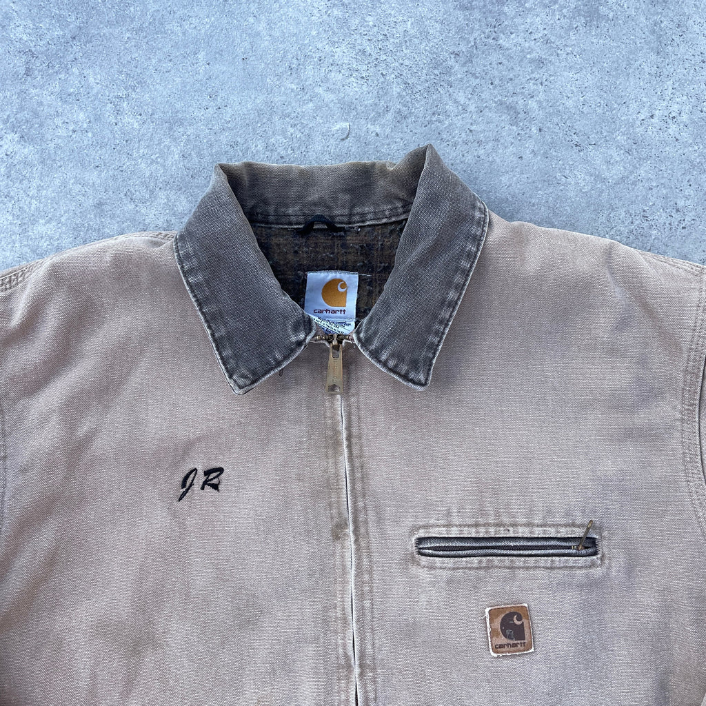 Vintage Carhartt Beige Detroit Jacket
