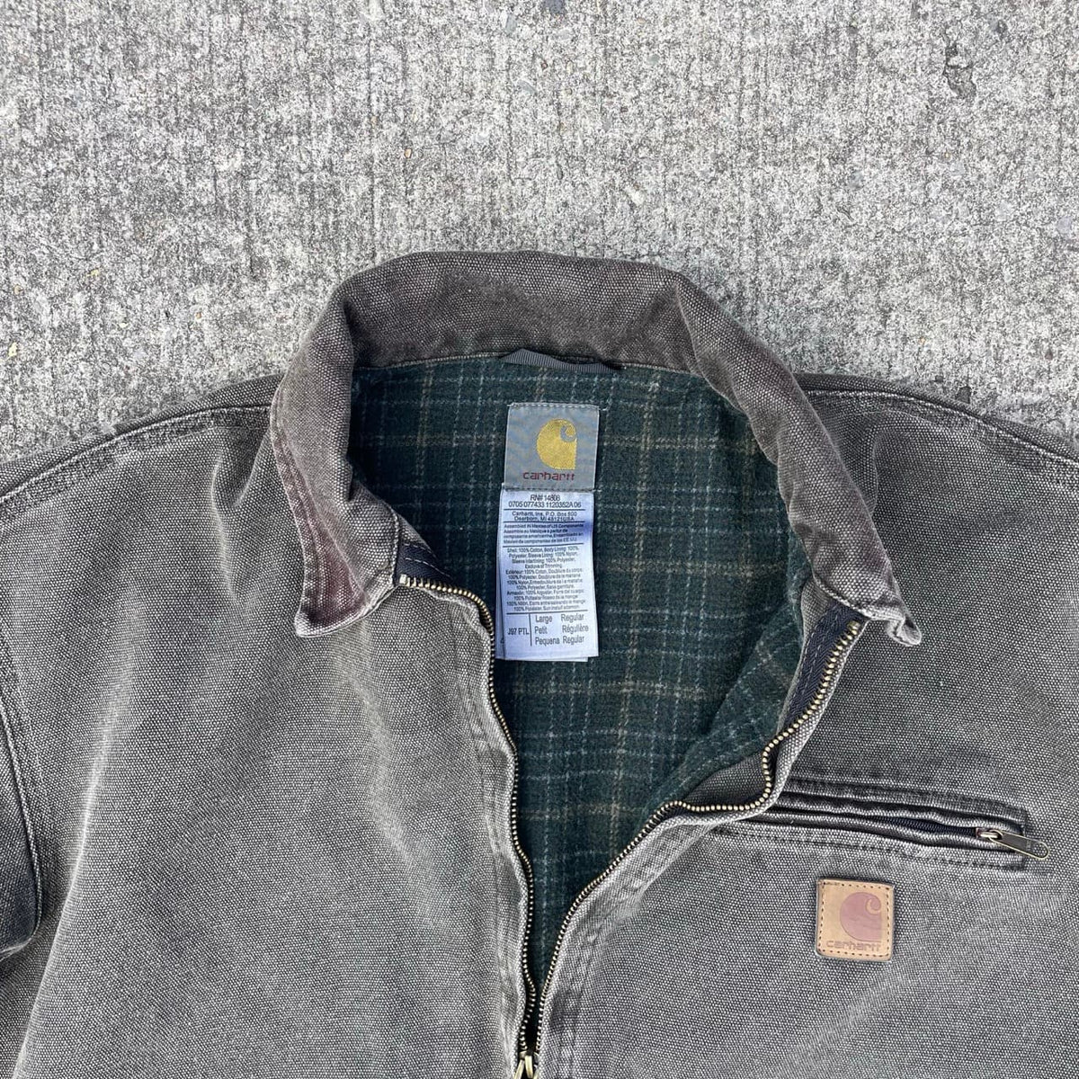 Vintage Carhartt Brown / Green Detroit Jacket
