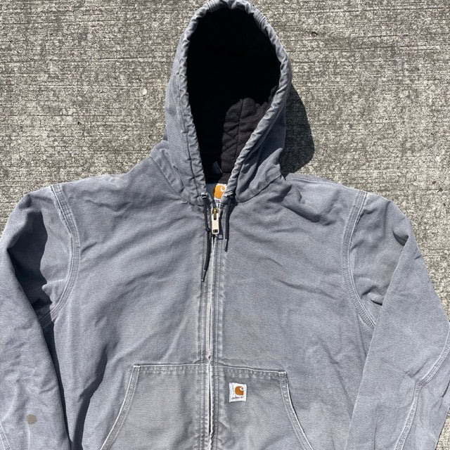 Vintage Carhartt Grey Hooded Jacket