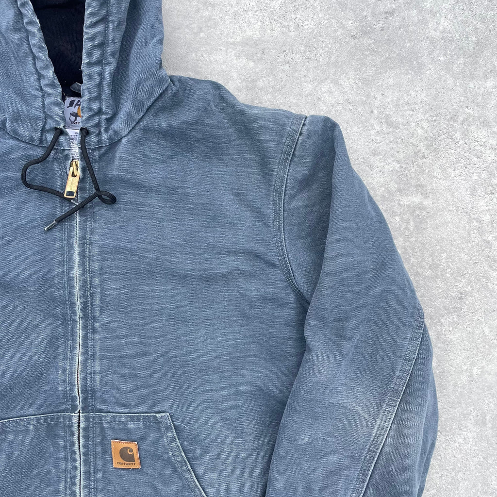 Vintage Carhartt Grey Hooded Jacket