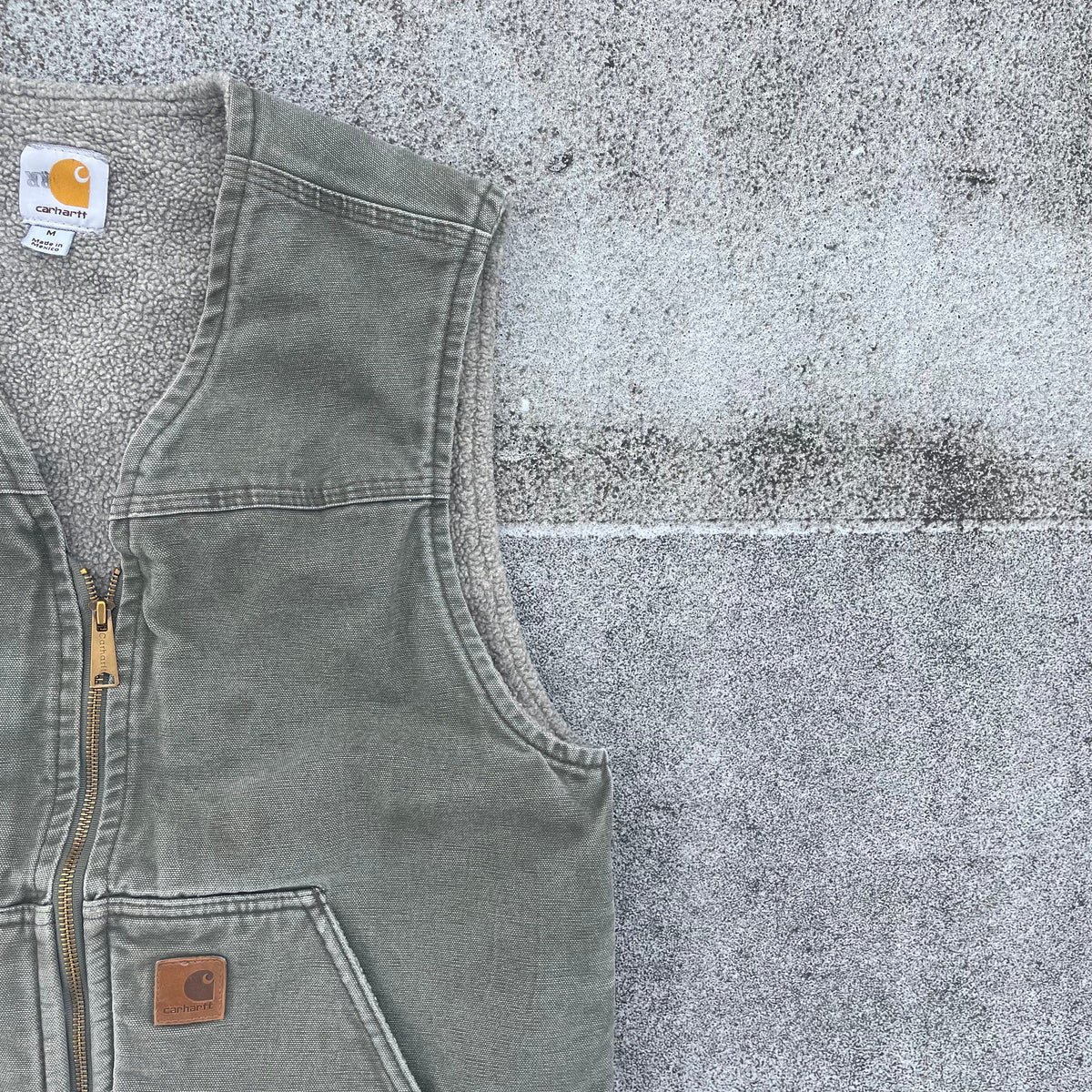 Vintage Carhartt Green Gilet Jacket