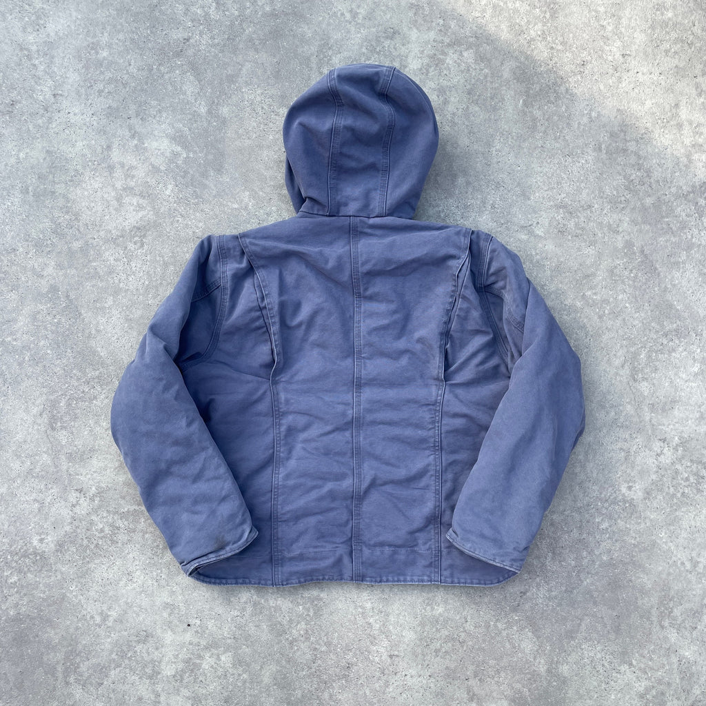 Vintage Carhartt Blue Hooded Jacket