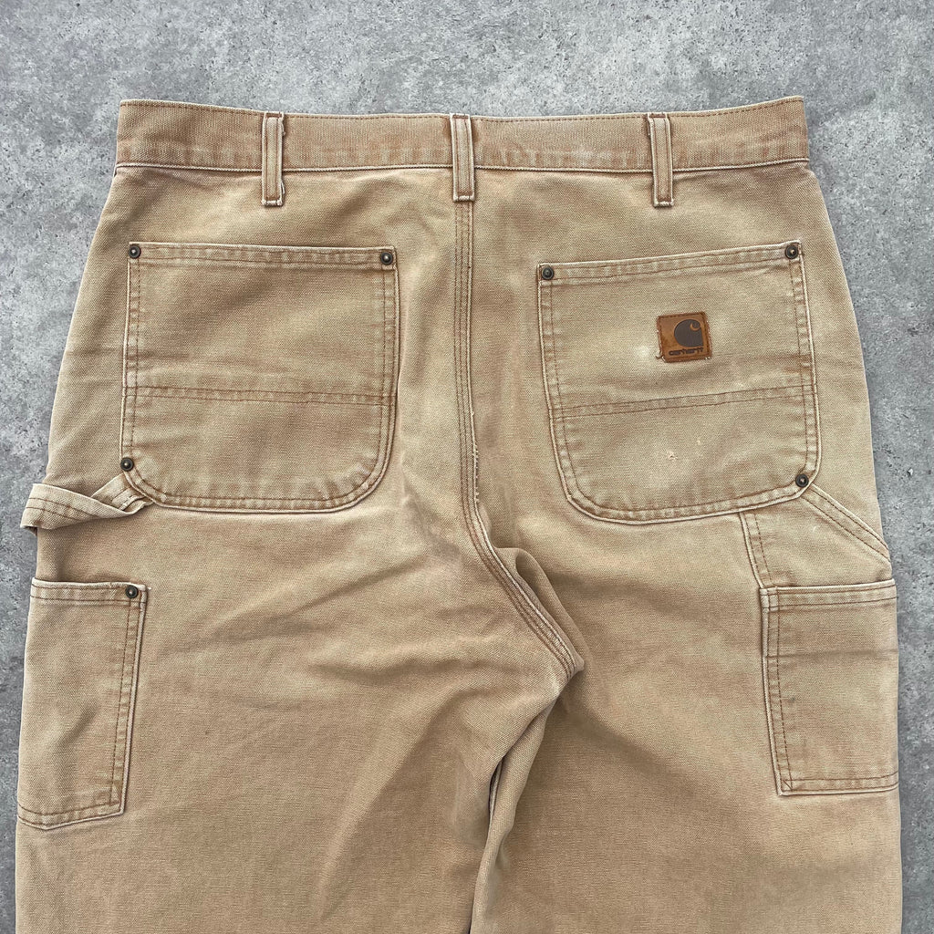 Vintage Carhartt Sand Double Knee Carpenter Trousers