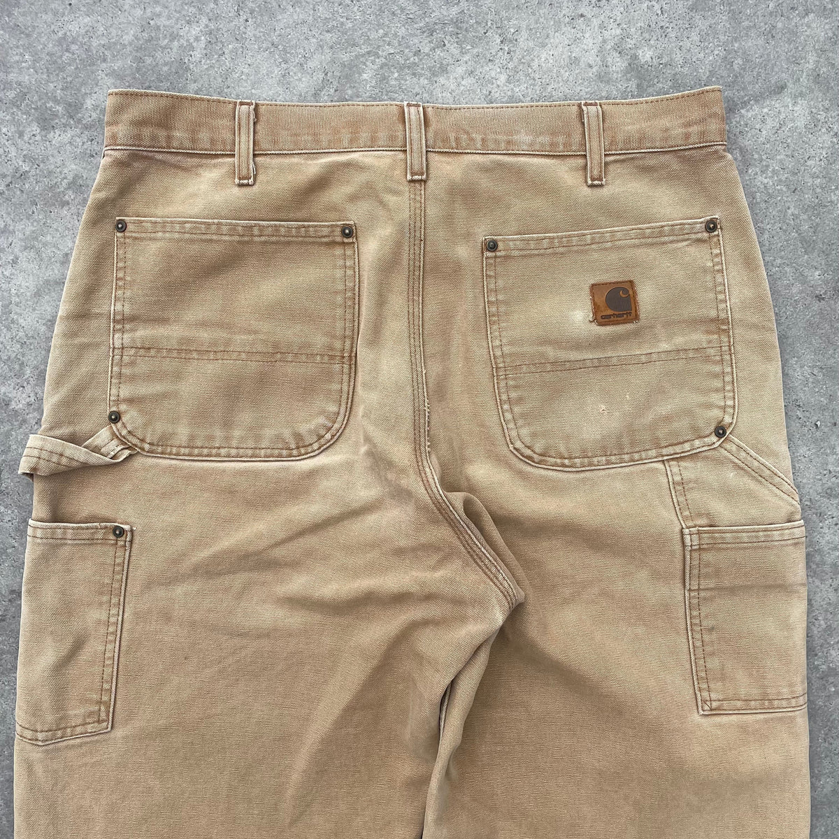Vintage Carhartt Sand Double Knee Carpenter Trousers