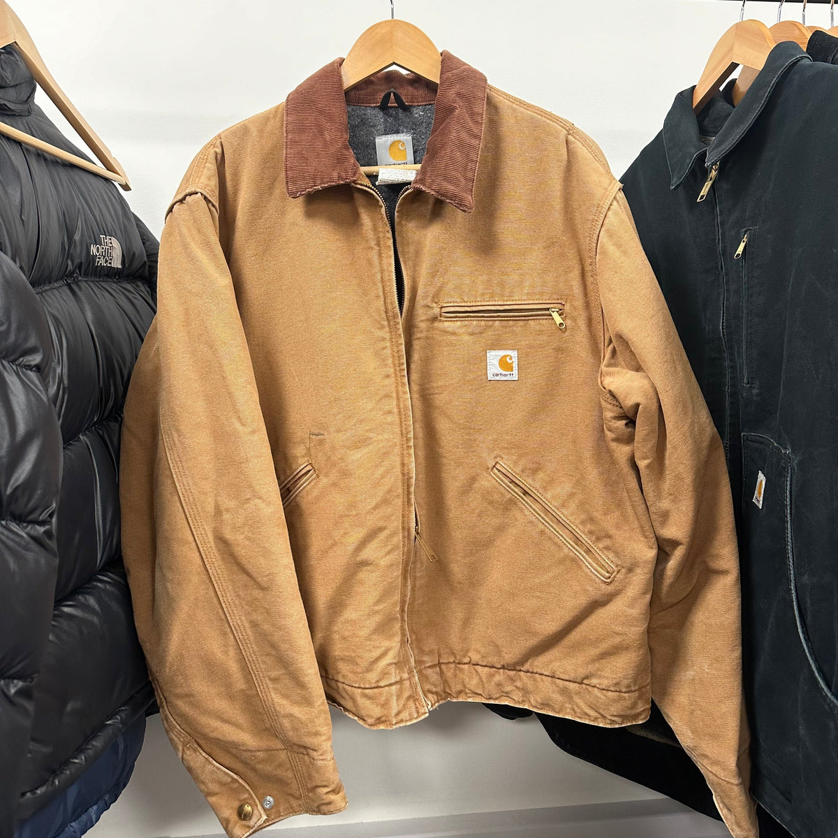 Vintage Carhartt Light Brown Detroit Jacket