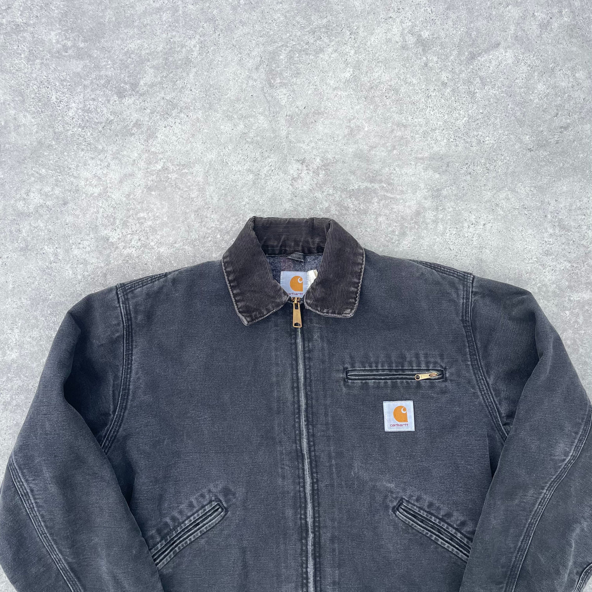 Vintage Carhartt Faded Black Detroit Jacket