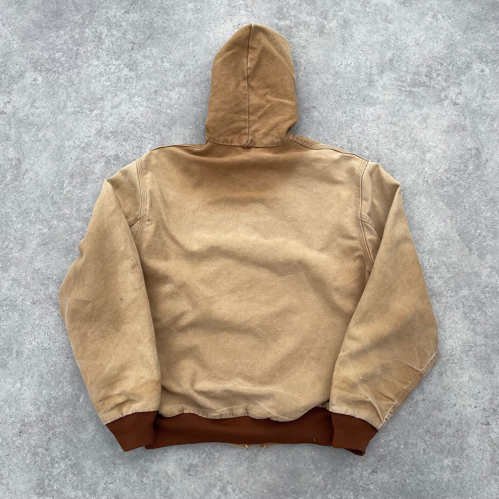 Vintage Carhartt Sand Beige Hooded Jacket