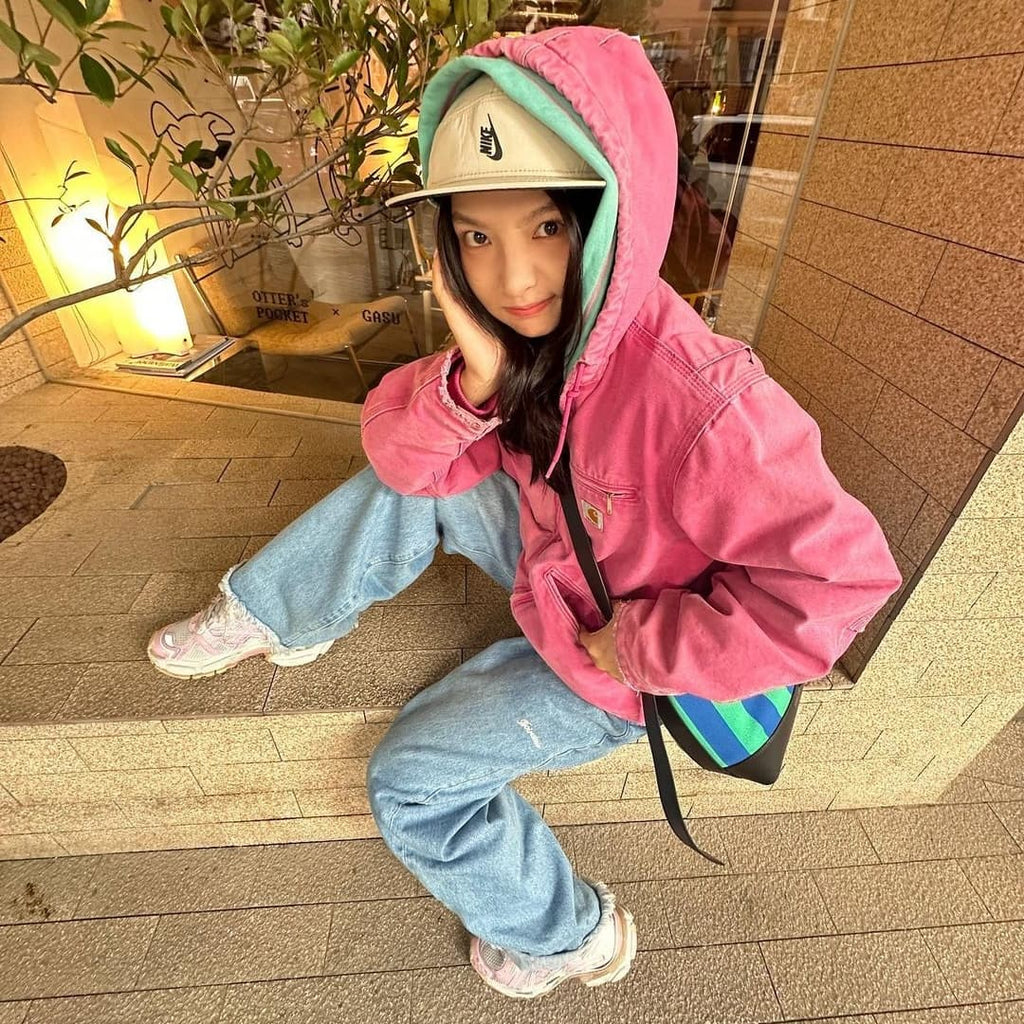 Vintage Carhartt Pink Hooded Jacket