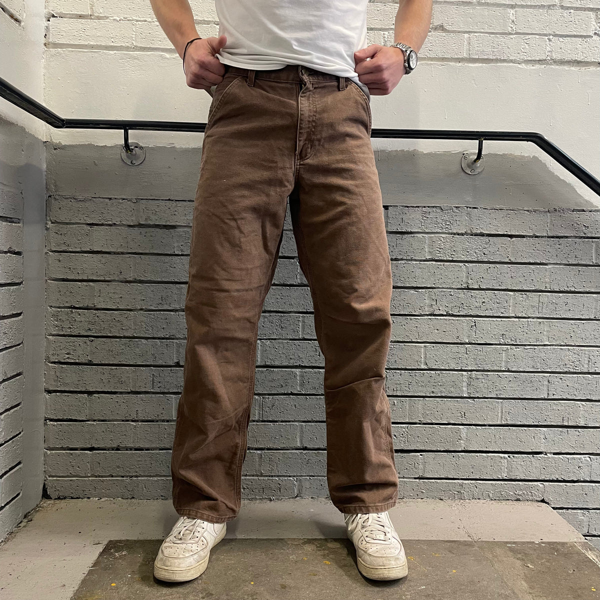 Vintage Carhartt Brown Carpenter Trousers