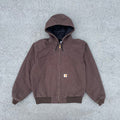 Vintage Carhartt Brown Hooded Jacket