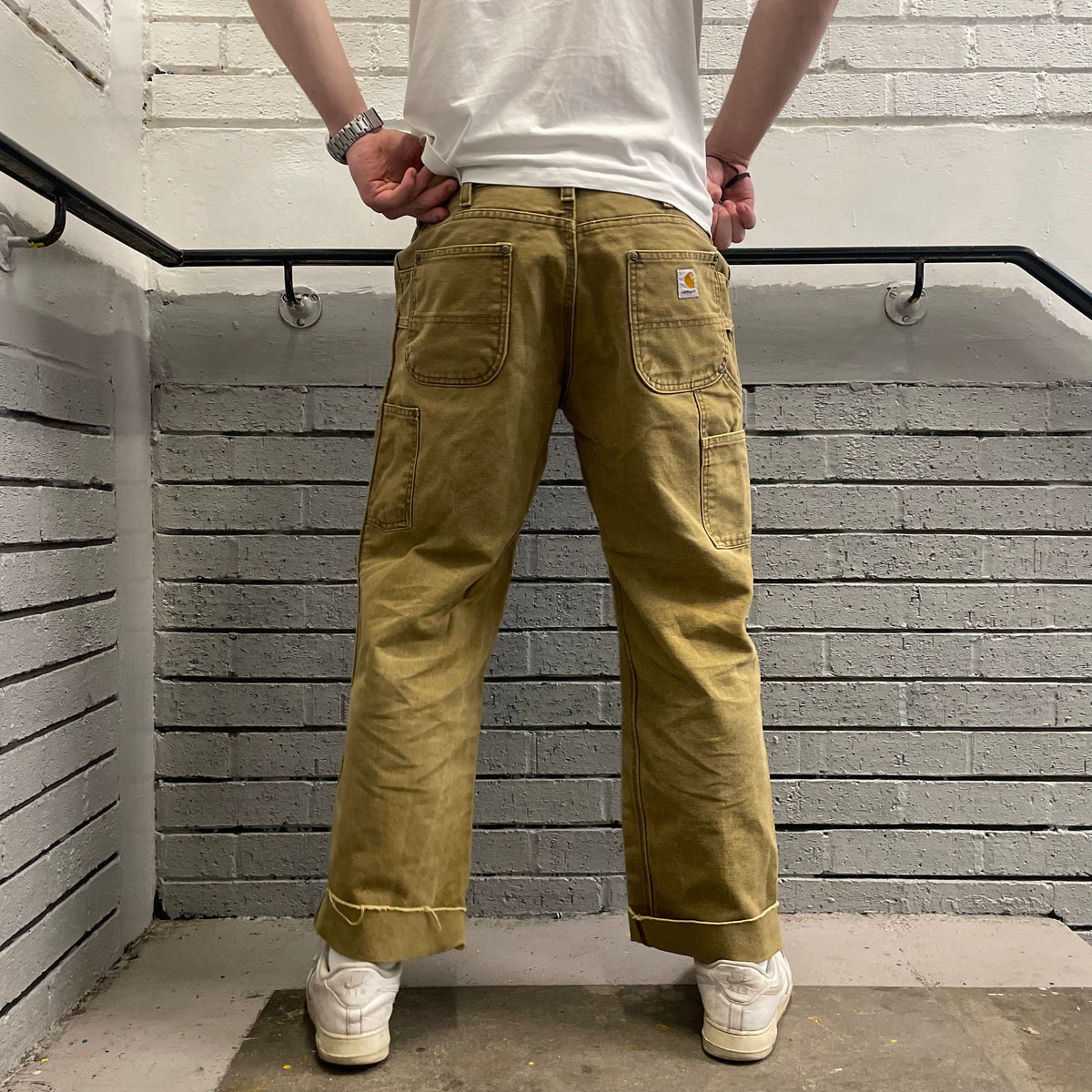 Vintage Carhartt Sand Carpenter Trousers