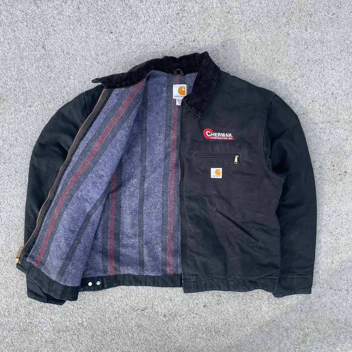 Vintage Carhartt Black Detroit Jacket