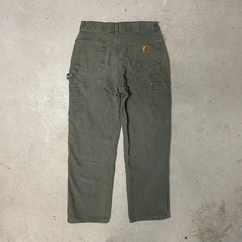 Vintage Carhartt Green Carpenter Trousers