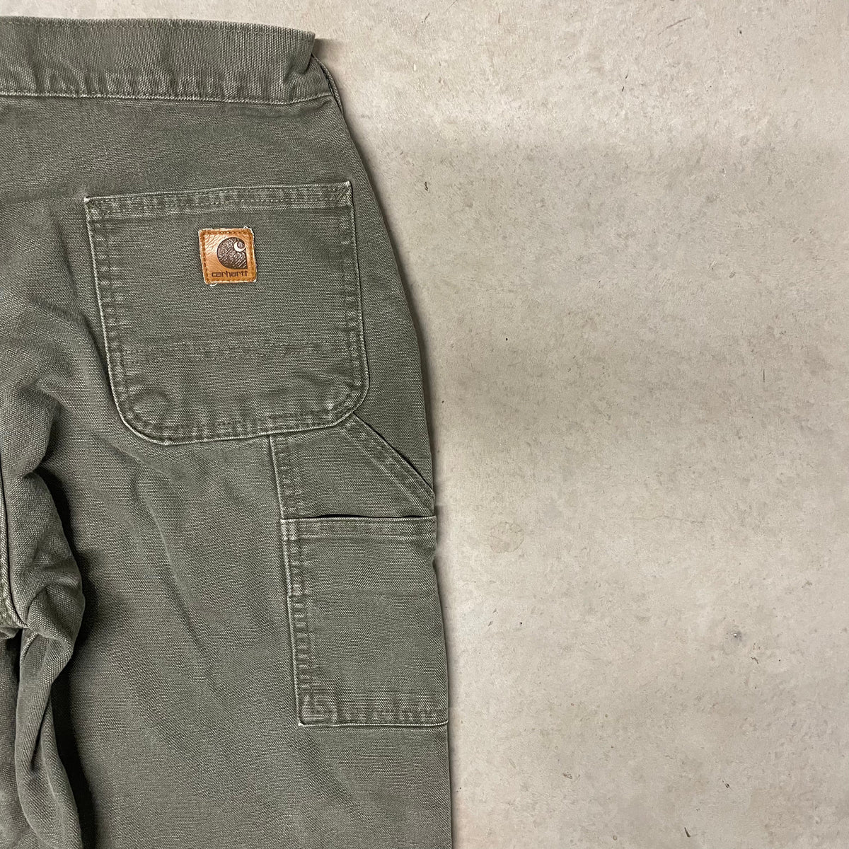 Vintage Carhartt Green Carpenter Trousers