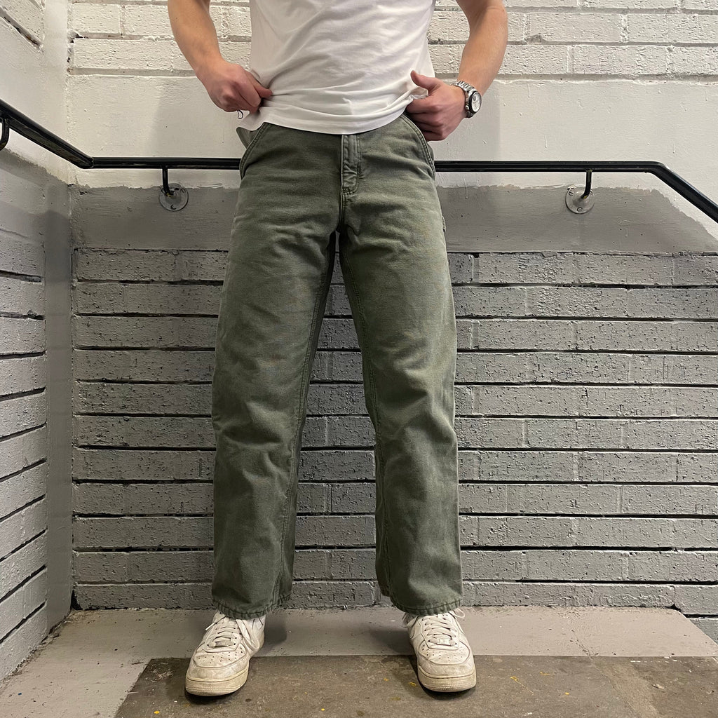 Vintage Carhartt Green Carpenter Trousers