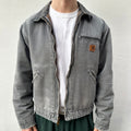 Vintage Carhartt Faded Grey Detroit Jacket