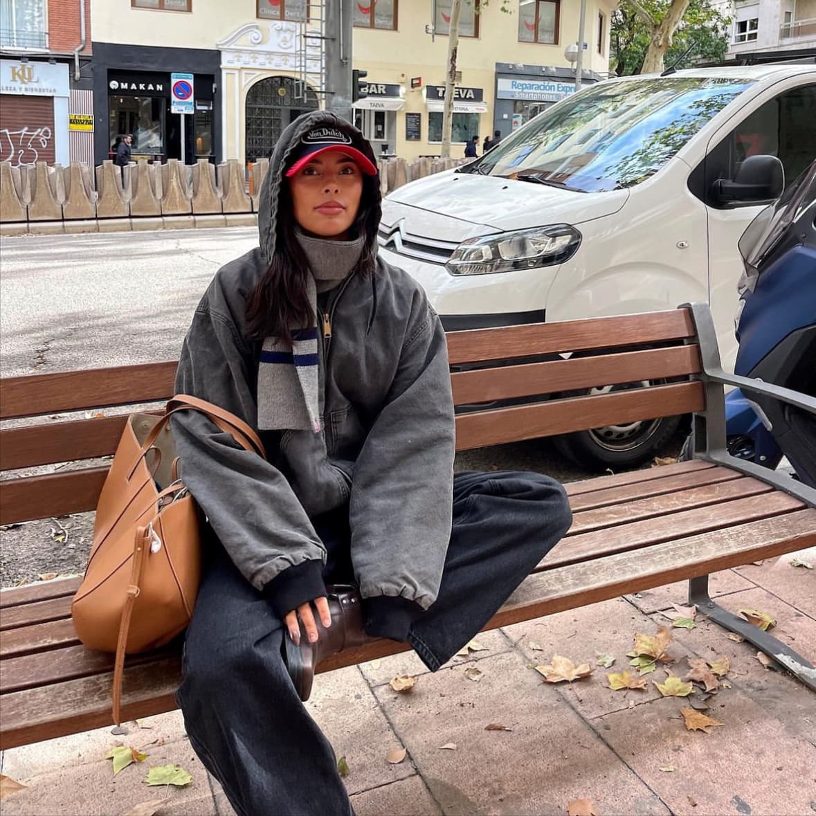 Vintage Carhartt Faded Black Grey Hooded Jacket