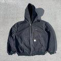 Vintage Carhartt Black Hooded Jacket